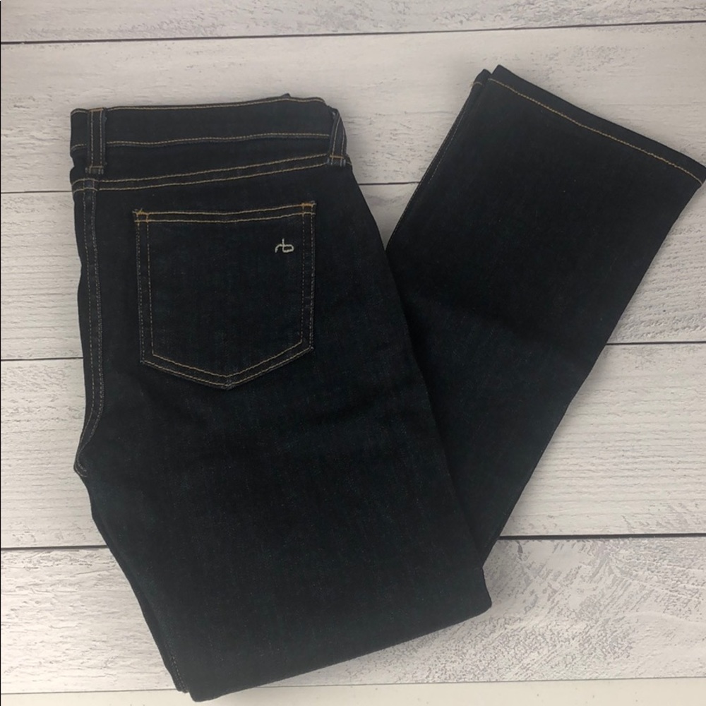 Rag & Bone “Stiletto Boot” drake ash jeans